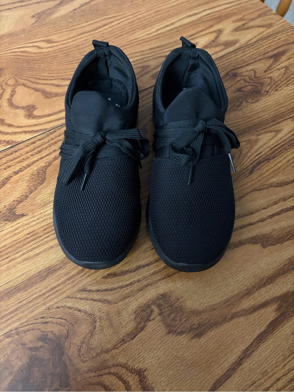 Women’s Black Slip-On Knit Sneakers